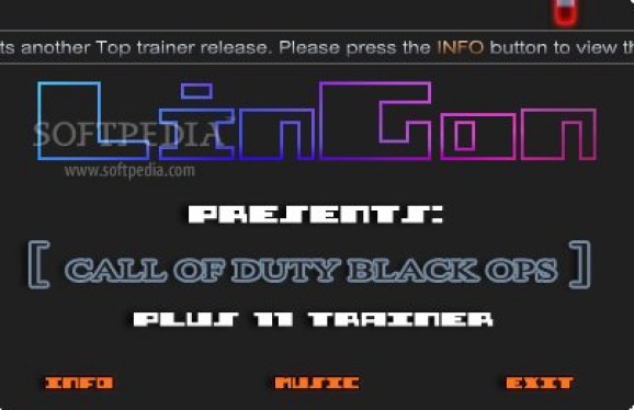 Call of Duty: Black Ops +11 Trainer for 1.1 screenshot