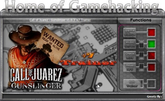 Call of Juarez: Gunslinger +7 Trainer for 1.03 screenshot