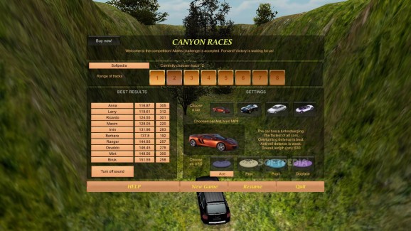 Canyon Races screenshot