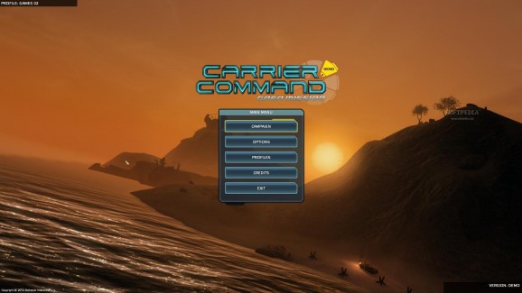 Carrier Command: Gaea Mission Demo screenshot