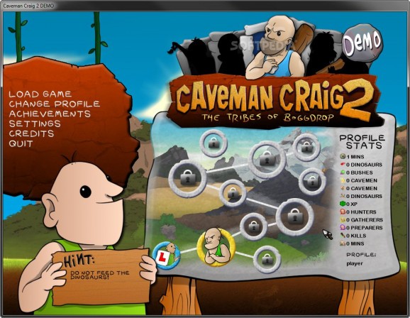 Caveman Craig 2 Demo screenshot