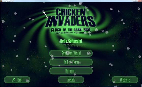 Chicken Invaders: Cluck of the Dark Side Halloween Edition screenshot