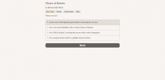 Choice of Robots Demo screenshot