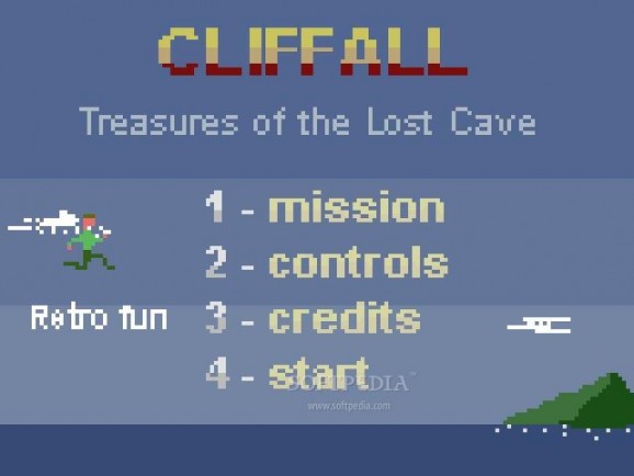 Cliffall - Treasures of the Lost Cave screenshot