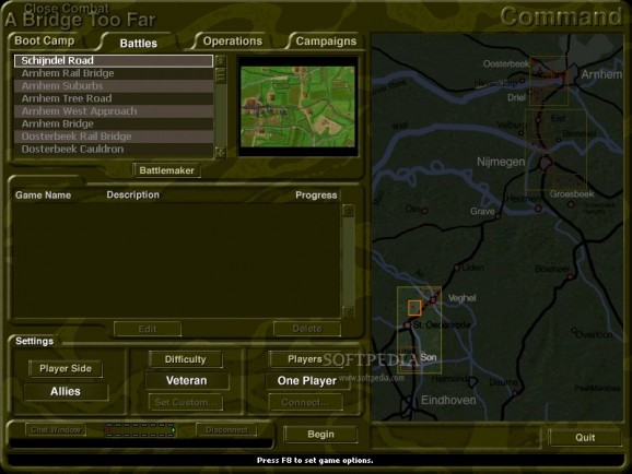 Close Combat: A Bridge Too Far Demo screenshot