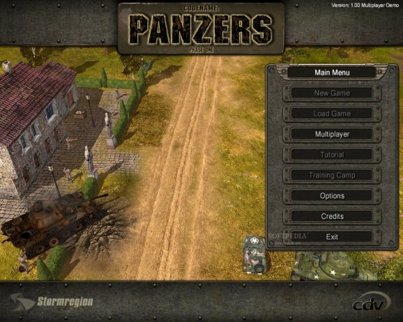 Codename Panzers Multiplayer Demo screenshot
