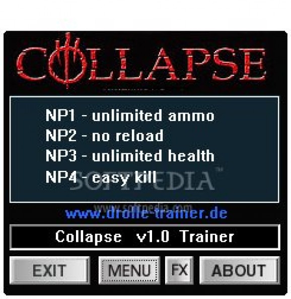 Collapse +4 Trainer for 1.0 screenshot