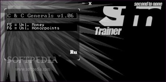 Command & Conquer Generals +2 Trainer for 1.06 screenshot