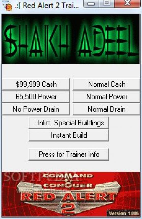 Command & Conquer: Red Alert 2 +5 Trainer for 1.006 screenshot