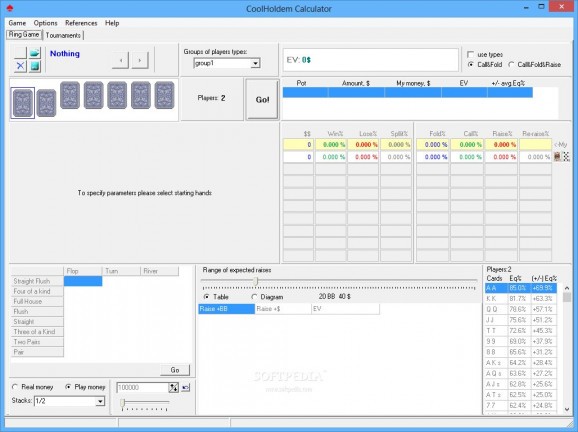 Coolholdem Poker Calculator screenshot