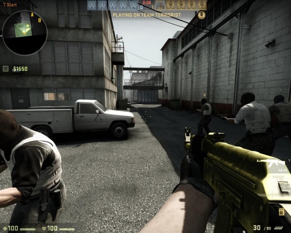 Counter-Strike: Global Offensive Addon - Golden AK screenshot
