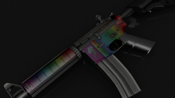 Counter-Strike: Global Offensive Addon - Rainbow Dash M4A1 screenshot