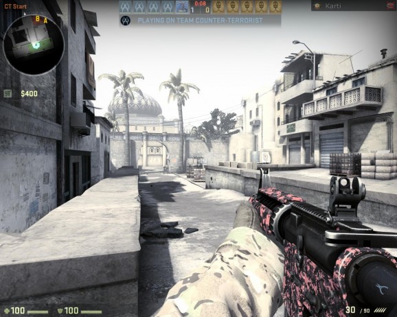 Counter-Strike: Global Offensive Addon - Red Digital M4A1 screenshot