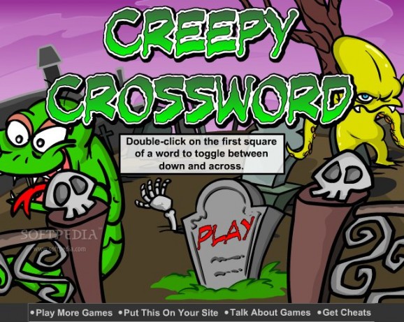 Creepy Crossword screenshot