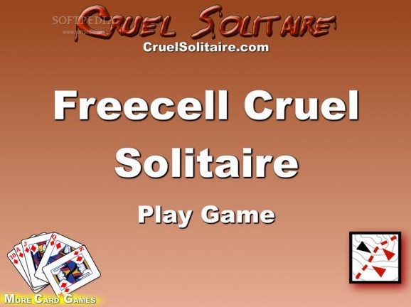Freecell Cruel Solitaire screenshot