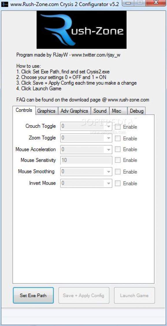 Crysis 2 Configurator screenshot