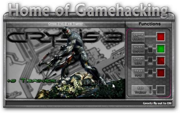 Crysis 3 +6 Trainer for 1.0 screenshot