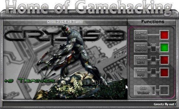 Crysis 3 +6 Trainer for 1.4 screenshot