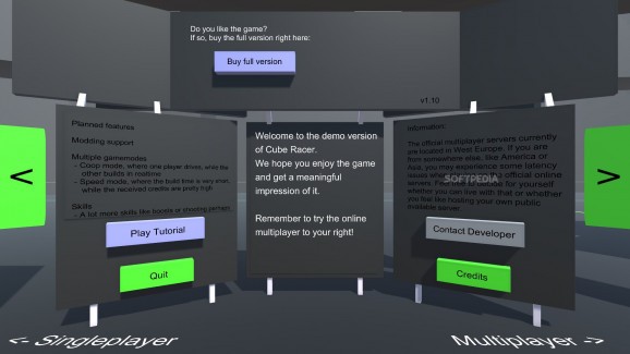 Cube Racer Demo screenshot