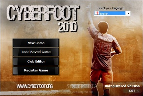 CyberFoot 2010 screenshot