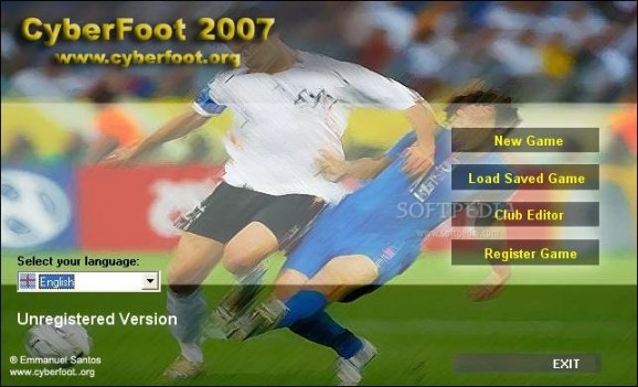 CyberFoot 2007 screenshot
