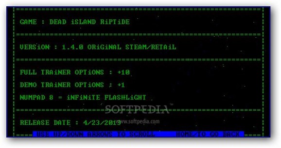 Dead Island: Riptide +1 Trainer screenshot