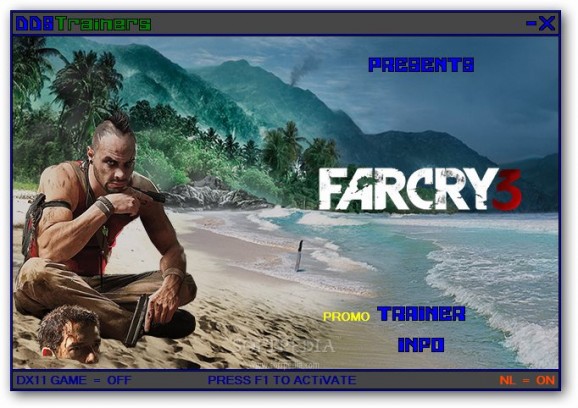 Far Cry 3 +1 Trainer for 1.04 screenshot