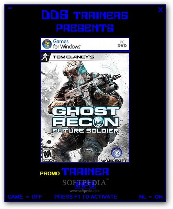 Ghost Recon: Future Soldier +1 Trainer for 1.1.120623 screenshot