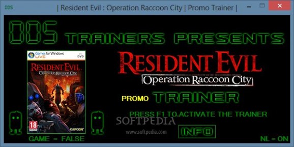 Resident Evil: Operation Raccoon City +1 Trainer screenshot