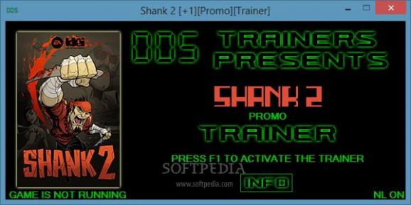 Shank 2 +1 Trainer screenshot