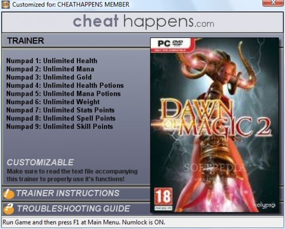 Dawn Of Magic 2 +9 Trainer screenshot
