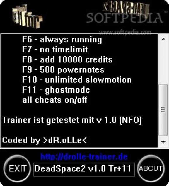 Dead Space 2 +11 Trainer screenshot