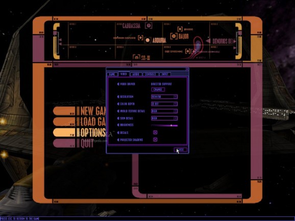 Deep Space 9: The Fallen - Maximum Warp Demo screenshot