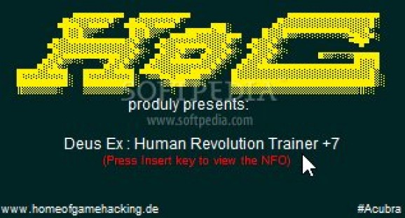Deus Ex: Human Revolution +7 Trainer for 1.2.633.0 screenshot