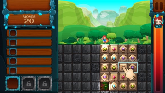 Digger: a Puzzle Quest for Hidden Gems Demo screenshot