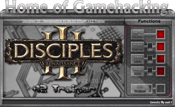 Disciples III: Resurrection +12 Trainer for 1.06.02 screenshot