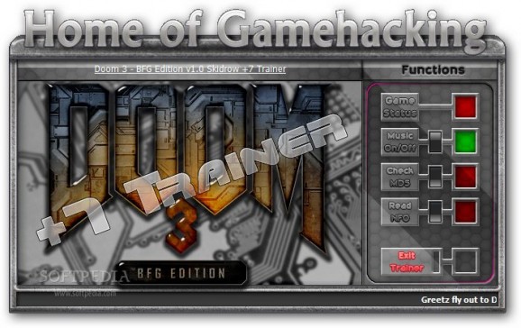 Doom 3 - BFG Edition +7 Trainer screenshot