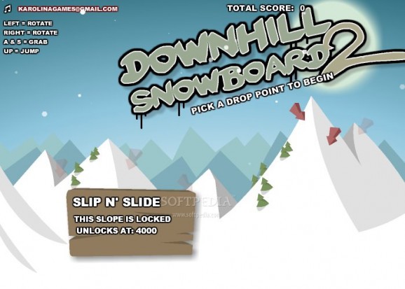 Downhill Snowboard 2 screenshot