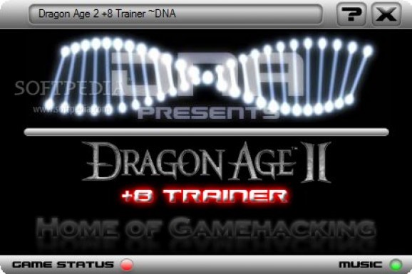 Dragon Age 2 +8 Trainer for 1.0 screenshot