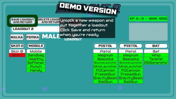 Drop Out 0 Demo screenshot