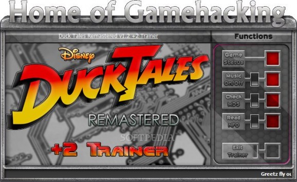 DuckTales: Remastered +2 Trainer for 1.2 screenshot