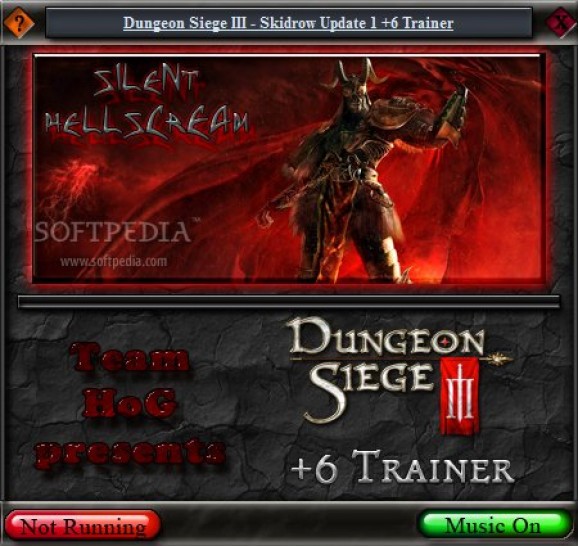 Dungeon Siege III +6 Trainer for Update 1 screenshot