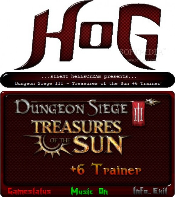 Dungeon Siege III - Treasures of the Sun DLC +6 Trainer screenshot