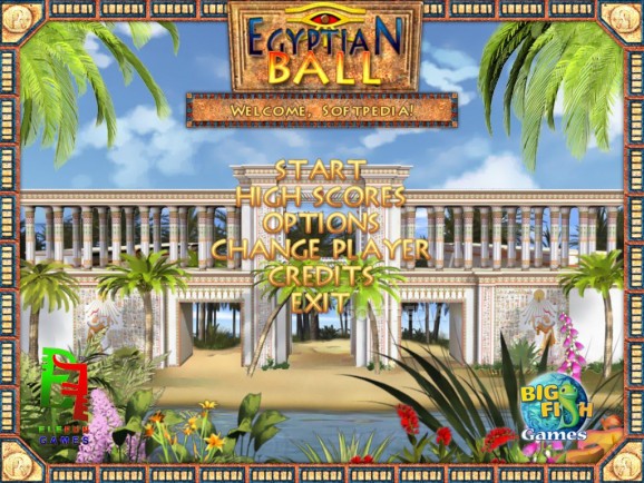 Egyptian Ball Demo screenshot
