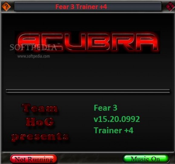 F.E.A.R. 3 +4 Trainer screenshot
