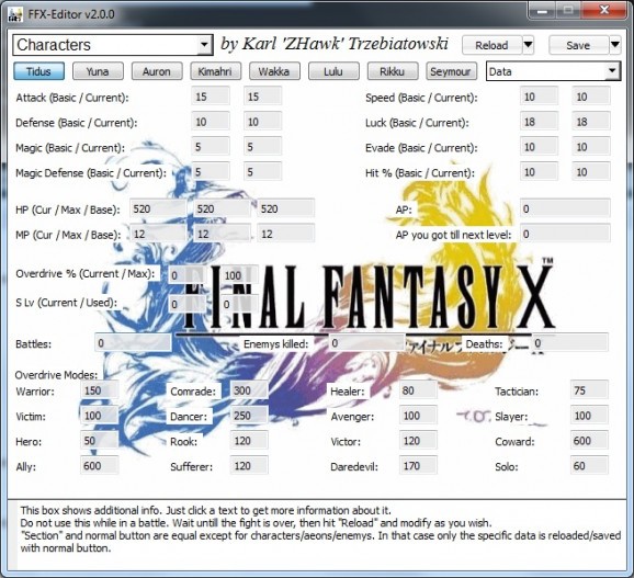 FFX-Editor screenshot