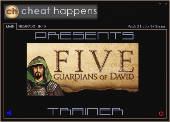 FIVE: Guardians of David +4 Trainer screenshot