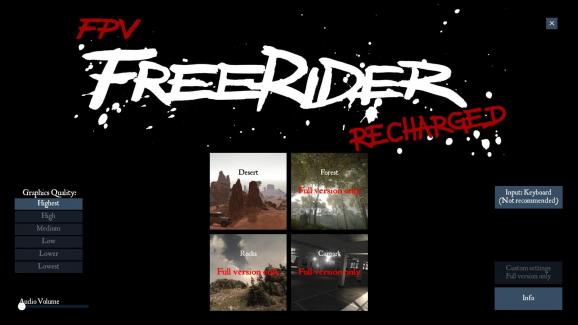 FPV Freerider Recharged Demo screenshot
