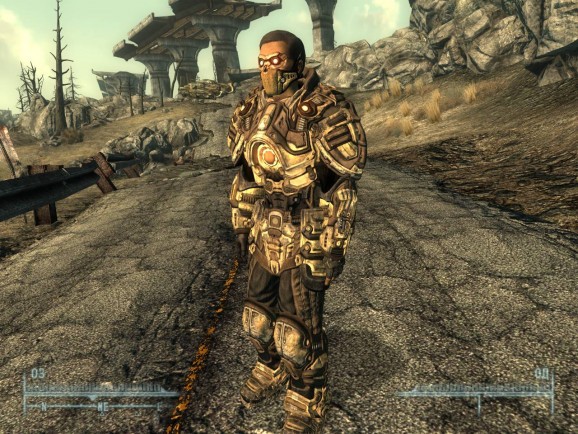 Fallout 3 Mod - UT3 Iron Guard Armor screenshot