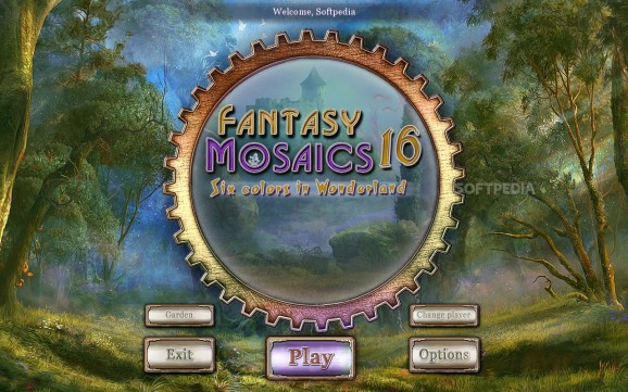Fantasy Mosaics 16: Six colors in Wonderland screenshot
